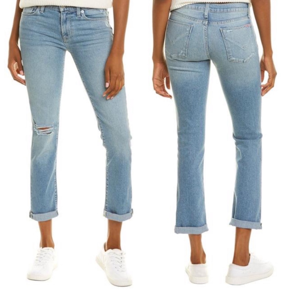 Hudson Krista Avalon Straight Leg Capri/Cropped Jeans Size 25 NEW